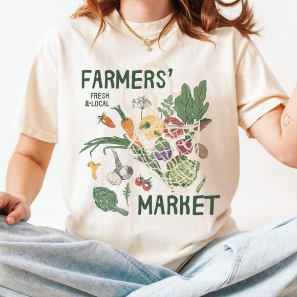 Other - Tomato Girl Summer Shirt, Farmers Market Tee